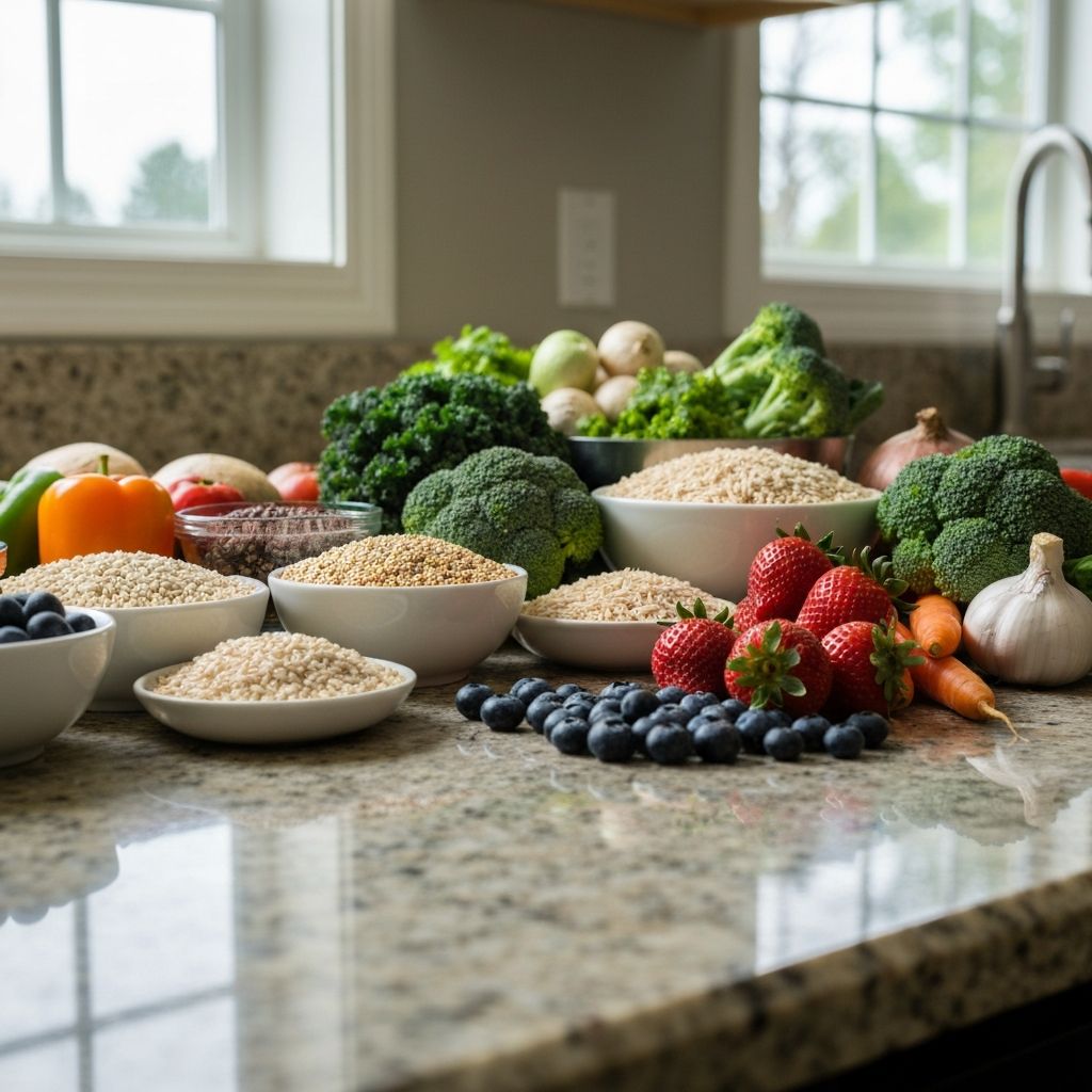 Zdrave namirnice na kuhinji